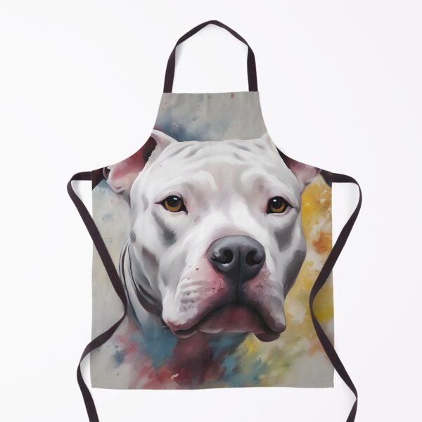 Item preview, White Pitbull Dog designed and sold by PetArt ⭐⭐⭐⭐⭐.