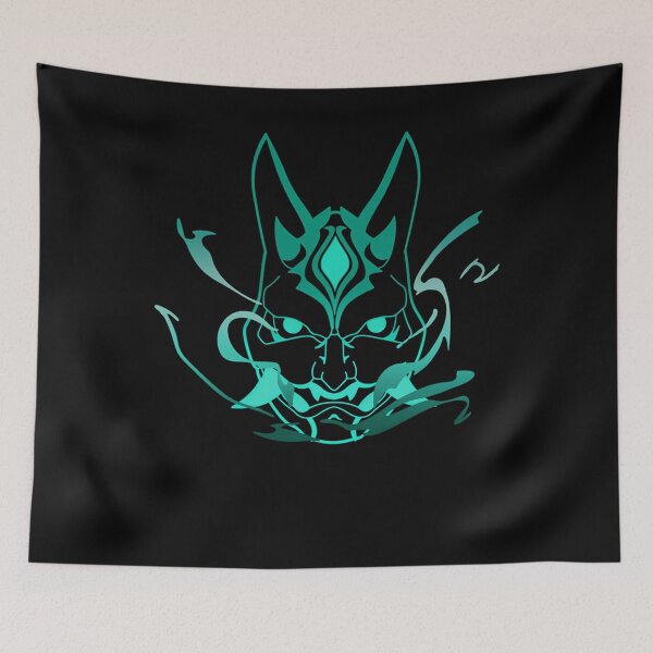 Item preview, Xiao Yaksha Mask - Genshin Impact Fan Art designed and sold by ZariyahSaunde.