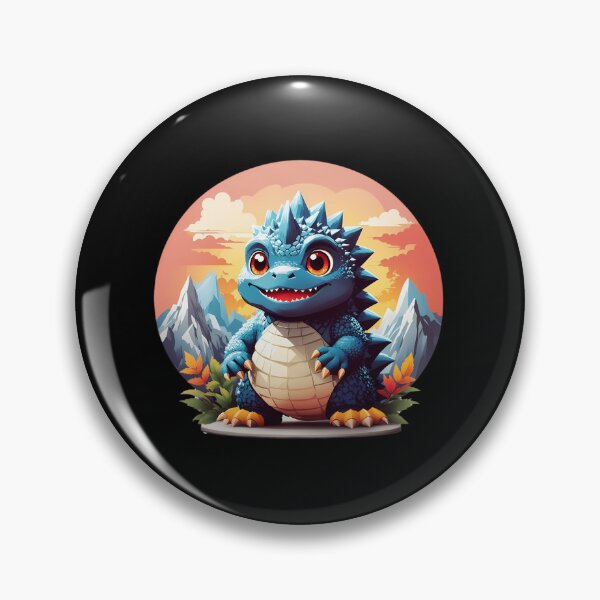 Item preview, Playful Godzilla - Chibi Anime Monsters  	 designed and sold by ebxkdvfl69.