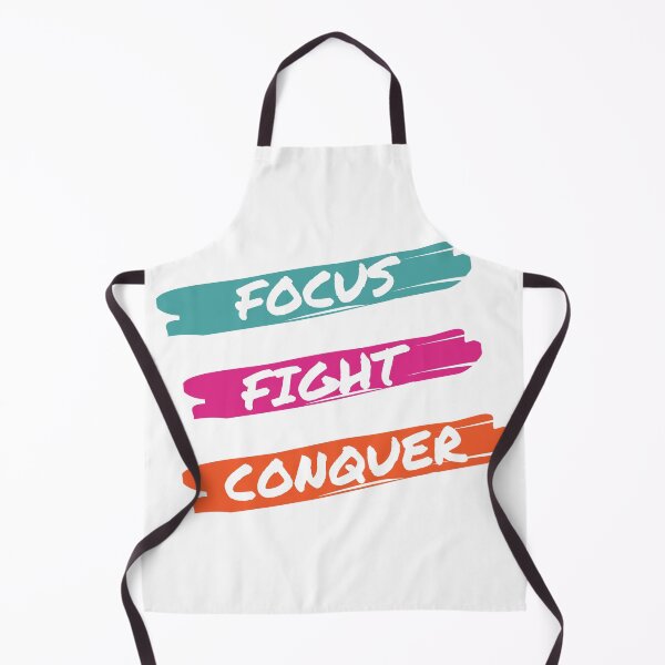 Item preview, Focus Fight Conquer Paint Swatch Pink Typography designed and sold by SeaWolfStudio.