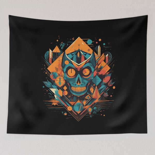 Item preview, Logo skull art Theme Halloween no.9 designed and sold by KAMESUN.