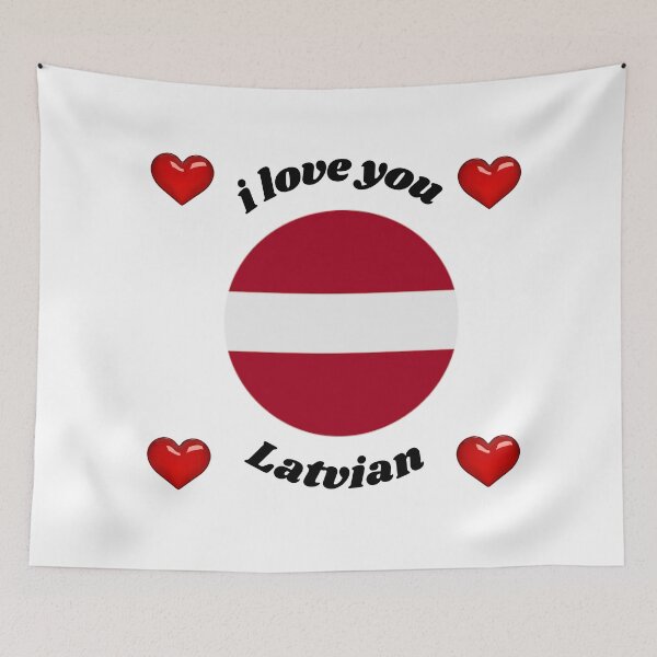 Item preview, latvian flag designed and sold by CARANIACLS.