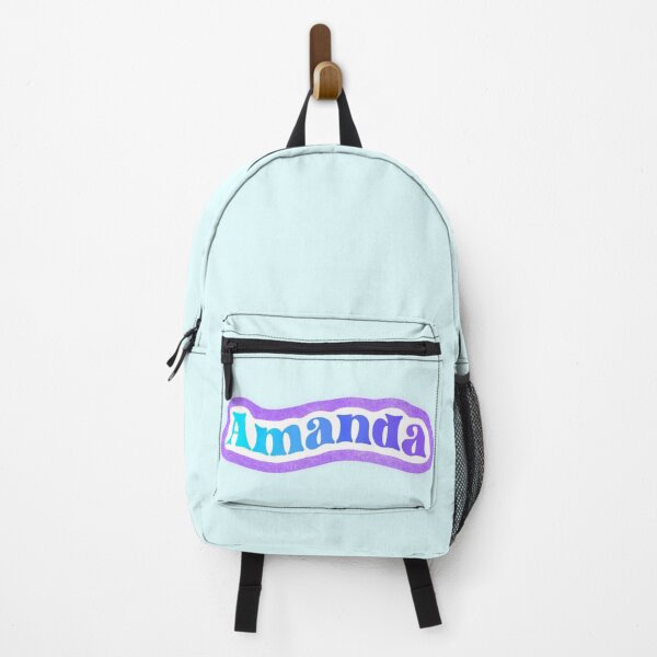 Item preview, Amanda Name Sticker Purple & Blue Gradient designed and sold by NataGerken.