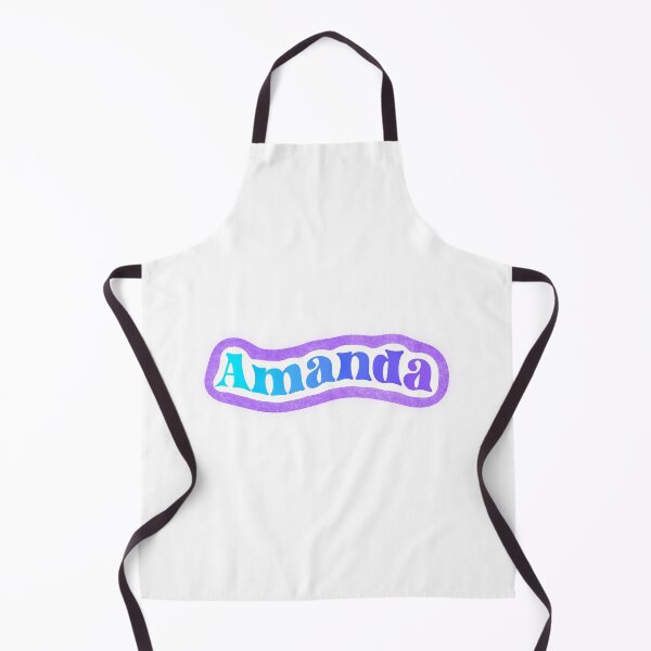 Item preview, Amanda Name Sticker Purple & Blue Gradient designed and sold by NataGerken.