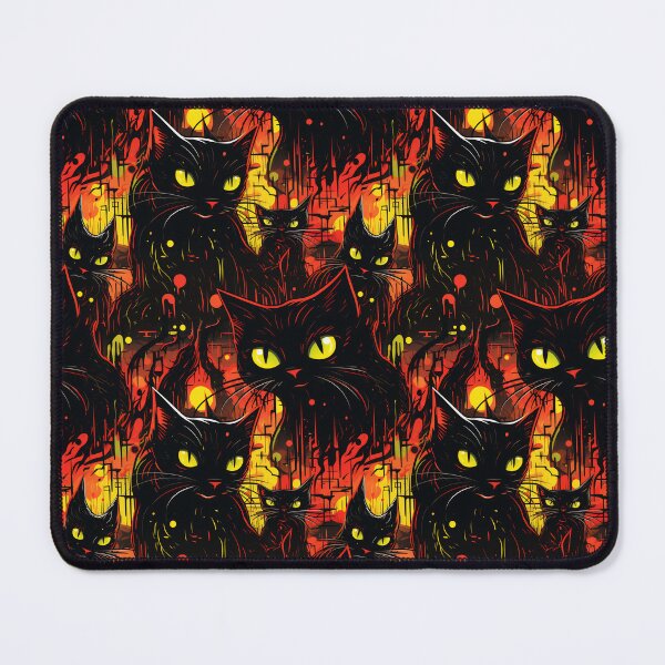 Item preview, Sinister Black Cats Pattern designed and sold by Sturdust.