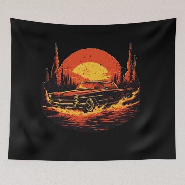 Item preview, Fire Minimalist Classic Car  designed and sold by Lab4YourStyle.