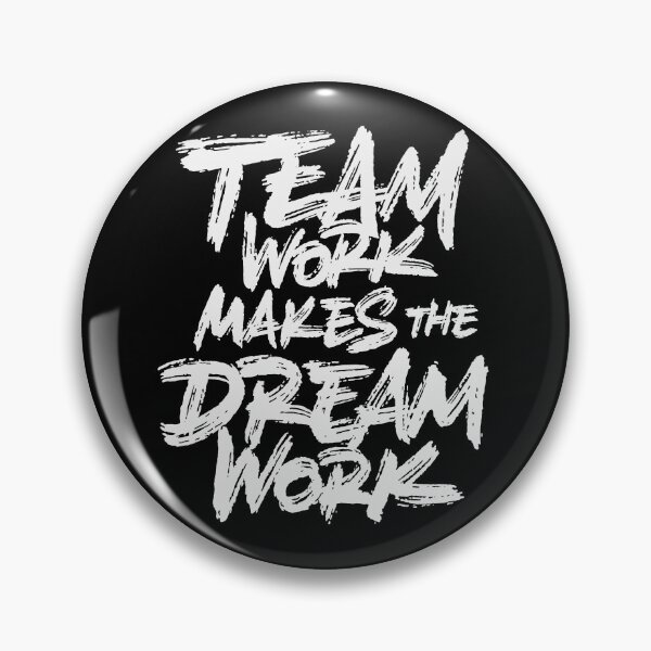 Item preview, Team work makes the dream work designed and sold by Zagach Letters.