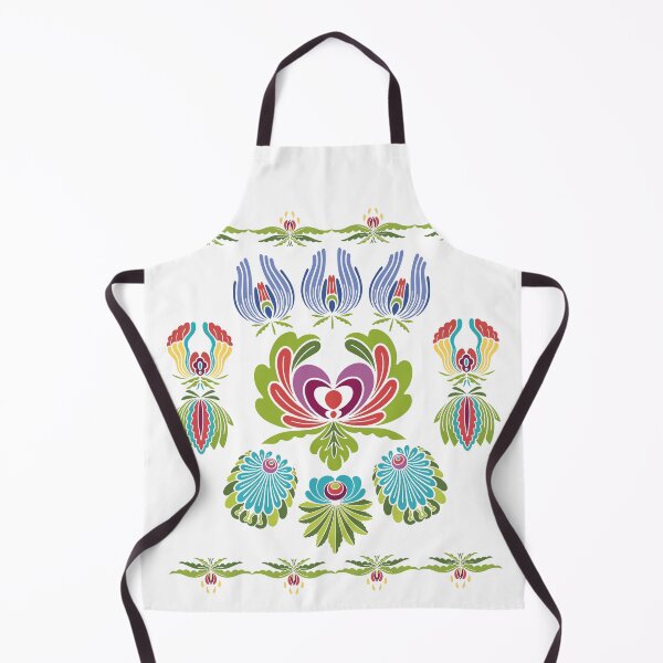 Item preview, Kalocsai folk art colorful flowers designed and sold by Kormix.