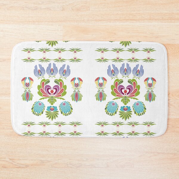 Item preview, Kalocsai folk art colorful flowers designed and sold by Kormix.