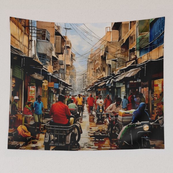 Item preview, A Watercolor Design of Delhi - India designed and sold by Sketch-Shack.