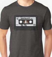 Cassette Tape - Grey Nostalgia Unisex T-Shirt
