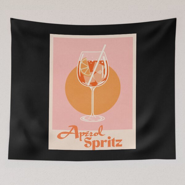 Item preview, aperol spritz print  designed and sold by AlexzanWeiss.