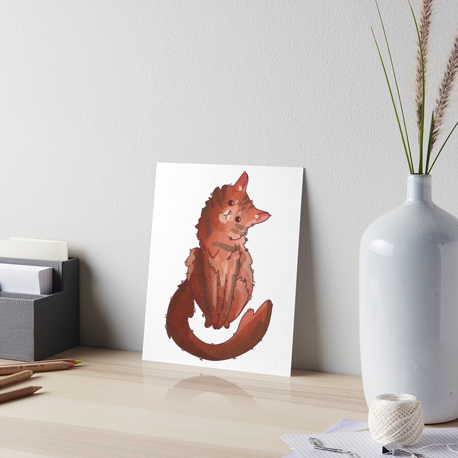 Item preview, Art Board Print designed and sold by FelineEmporium.