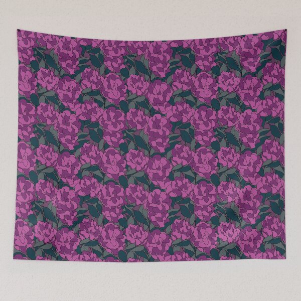 Item preview, purple flora purple background version designed and sold by GENEST-V.