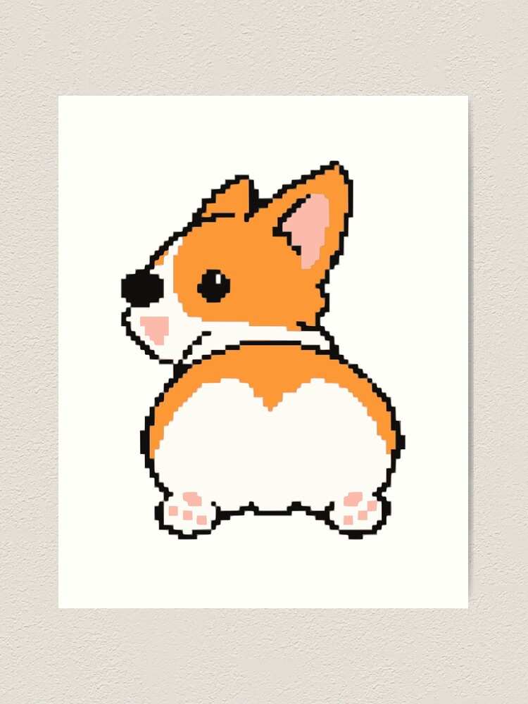 Cute Pixelated Corgi #7 - PIXELATED CORGIS