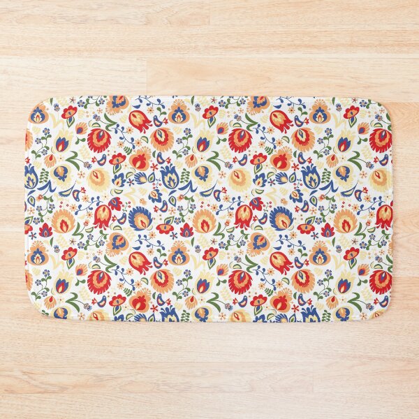 Item preview, Kalocsai folk art colorful flower pattern designed and sold by Kormix.