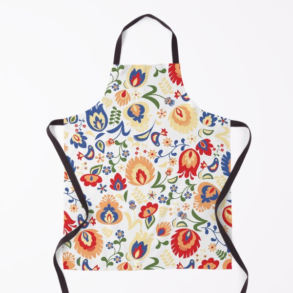 Item preview, Kalocsai folk art colorful flower pattern designed and sold by Kormix.