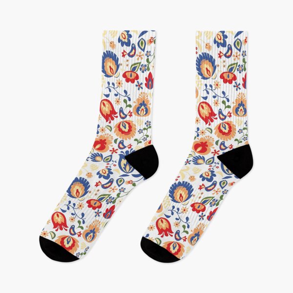 Item preview, Kalocsai folk art colorful flower pattern designed and sold by Kormix.
