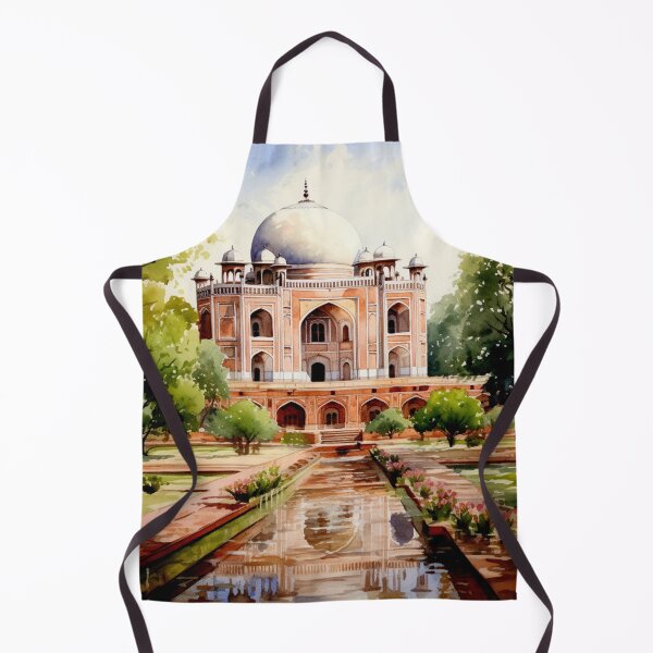 Item preview, A Watercolor Design of the Humayun's Tomb in Delhi - India designed and sold by Sketch-Shack.