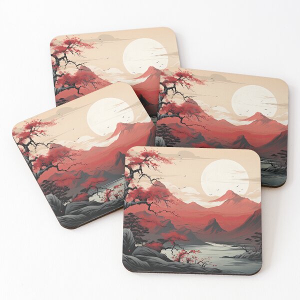 Item preview, Japanese Ink Wash Painting Landscape designed and sold by Erika Kaisersot.