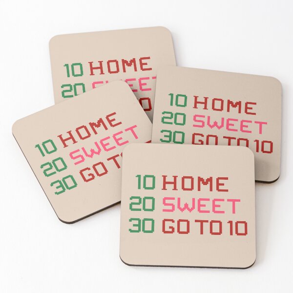 Item preview, HOME SWEET GOTO 10 designed and sold by squeedy.