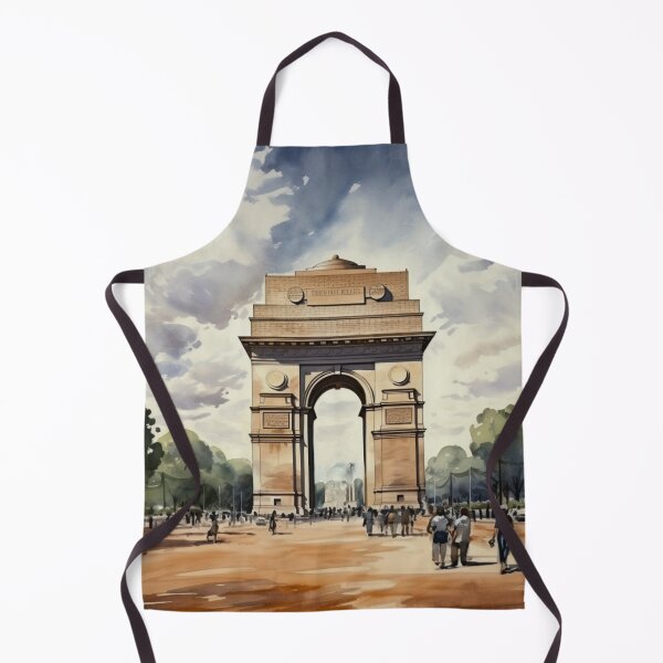 Item preview, A Watercolor Design of the India Gate in Delhi - India designed and sold by Sketch-Shack.