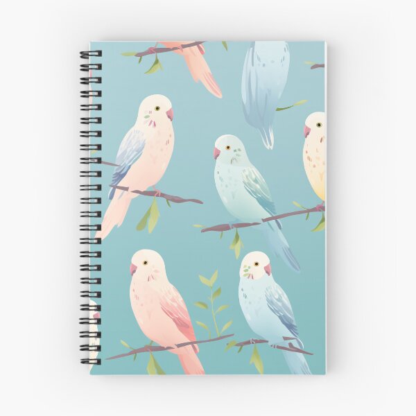 Item preview, Cottage core: Budgies pattern designed and sold by midmonty.