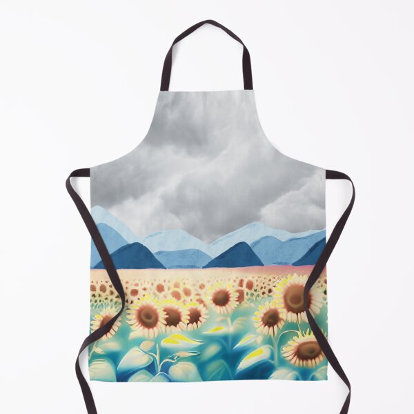Item preview, Montañas y girasoles designed and sold by GasconyPassion.