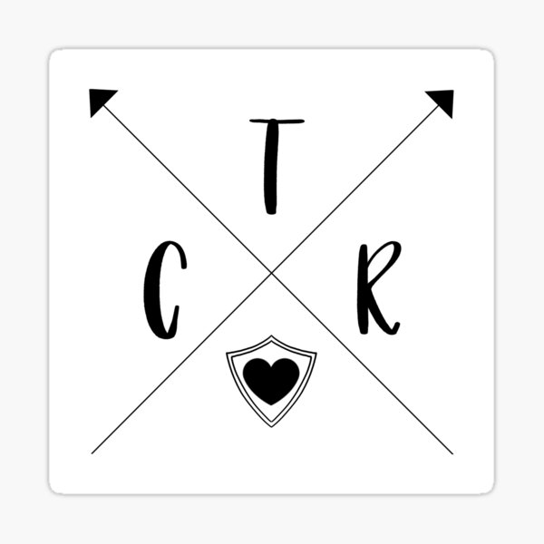 CTR Arrows - Choose The Right Full Sticker Sticker