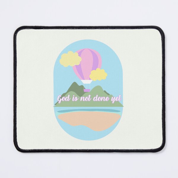 Item preview, God is not done yet pastel baloon landscape designed and sold by TheWayArt.