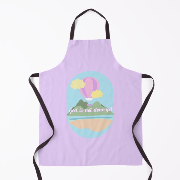 Item preview, God is not done yet pastel baloon landscape designed and sold by TheWayArt.