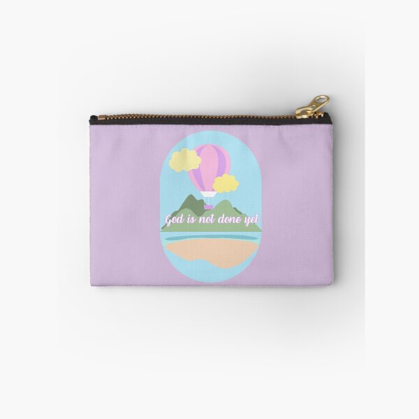 Item preview, God is not done yet pastel baloon landscape designed and sold by TheWayArt.