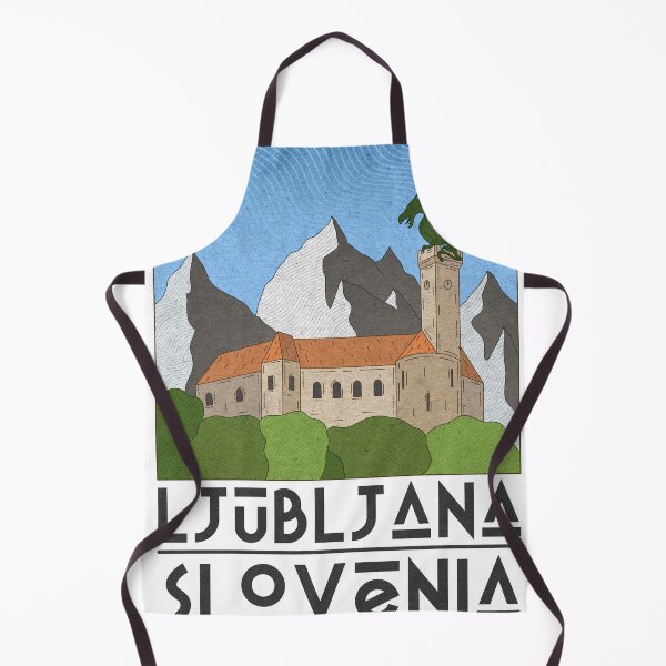 Item preview, Ljubljana, Slovenia Retro Travel designed and sold by JDP--Designs.
