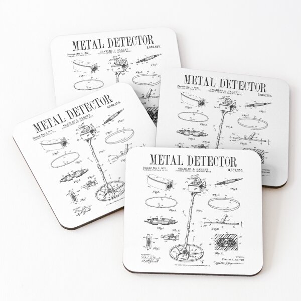 Item preview, Metal Detecting Detectorist Vintage Detector Patent Print designed and sold by GrandeDuc.