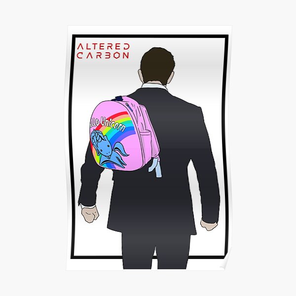 Hello Backpack Design Poster