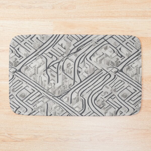 Item preview, Urban intersection, geometric lines, city life designed and sold by CoolPixels.