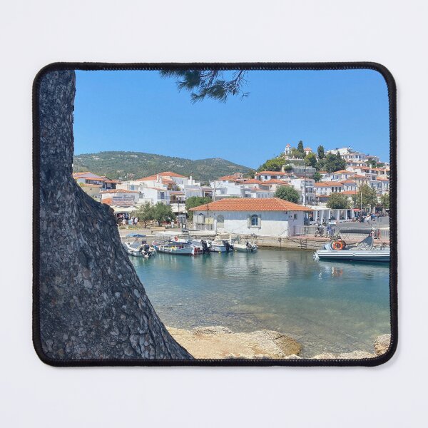 Item preview, Skiathos port  designed and sold by wanderingNomad.