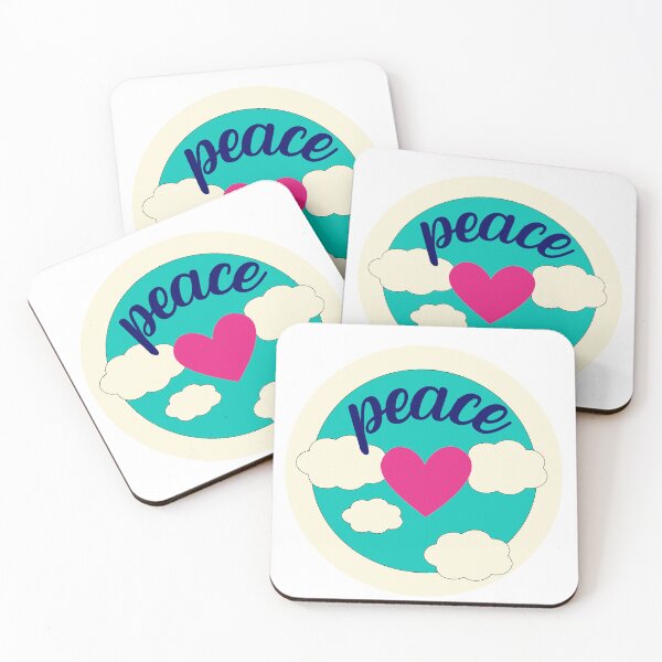 Item preview, Peace- a heart on a cloudy sky designed and sold by TheWayArt.