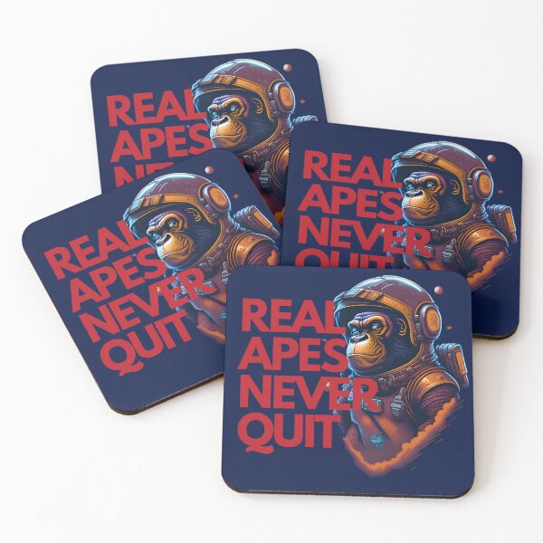 Item preview, Space Monkey: Indomitable monkeys never give up designed and sold by byaz3.