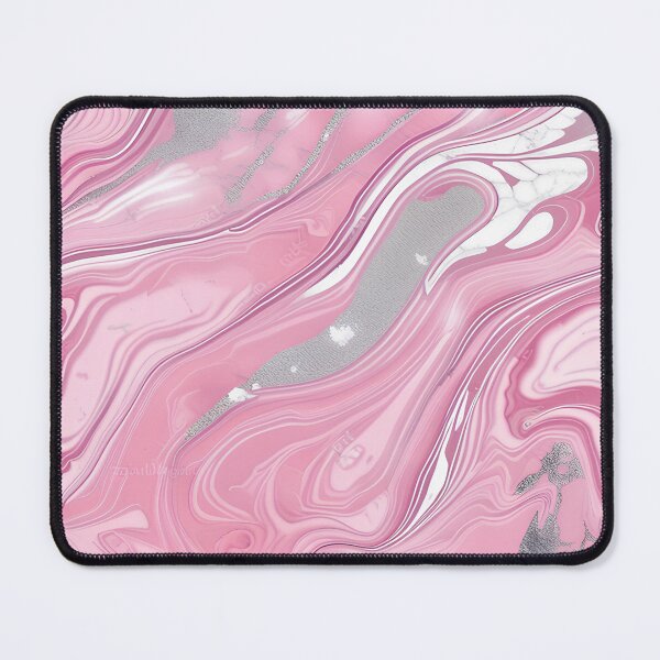 Item preview, Pink and Grey Marble Art designed and sold by BirdsnStuff.
