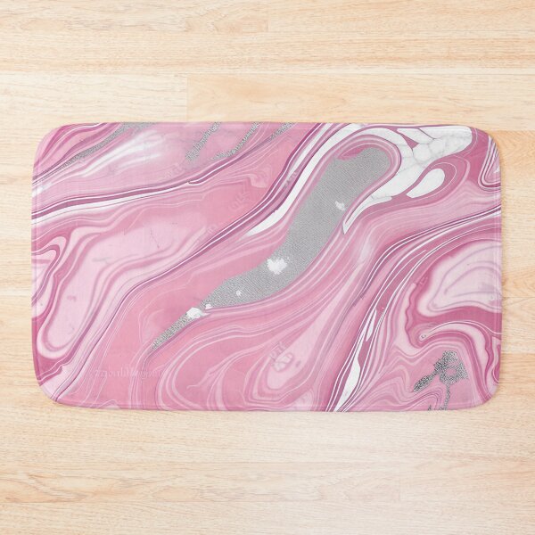 Item preview, Pink and Grey Marble Art designed and sold by BirdsnStuff.