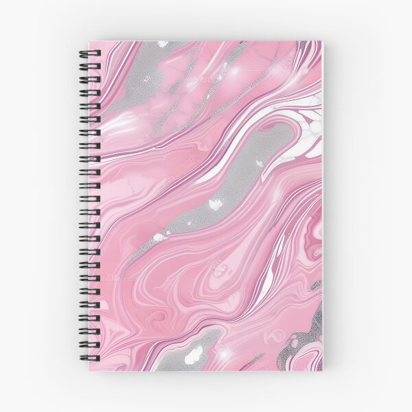 Item preview, Pink and Grey Marble Art designed and sold by BirdsnStuff.