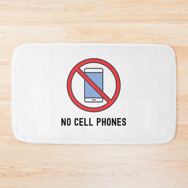 Item preview, No Cell Phones No Mobile Phones designed and sold by SGCreations-78.
