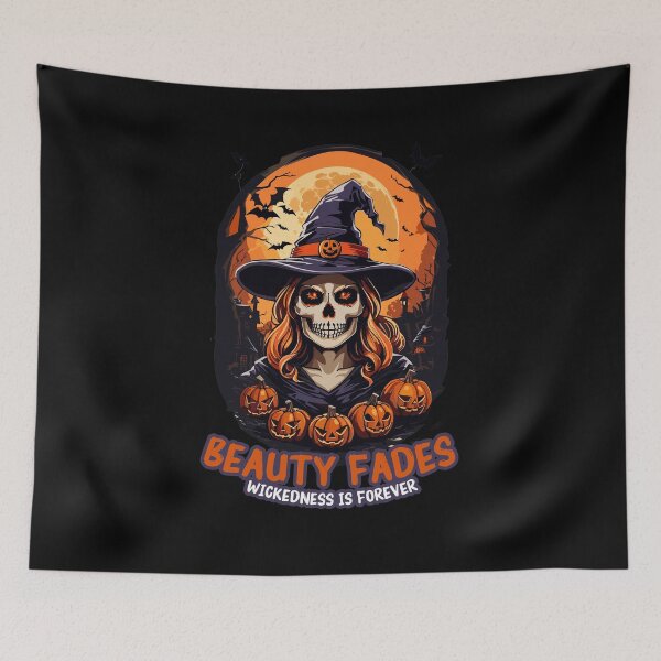 Item preview, Wickedness Forever: Skeletal Witch in the Moonlight designed and sold by BNCH44.