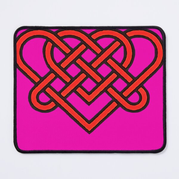 Item preview, Celtic Eternal Love Knot Romantic Heart Red Design designed and sold by taiche.