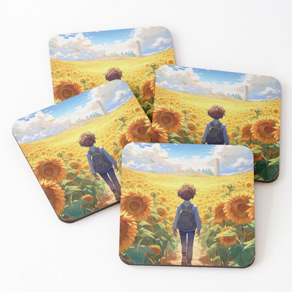 Item preview, Walking in sunflowers’field  designed and sold by iguananick.