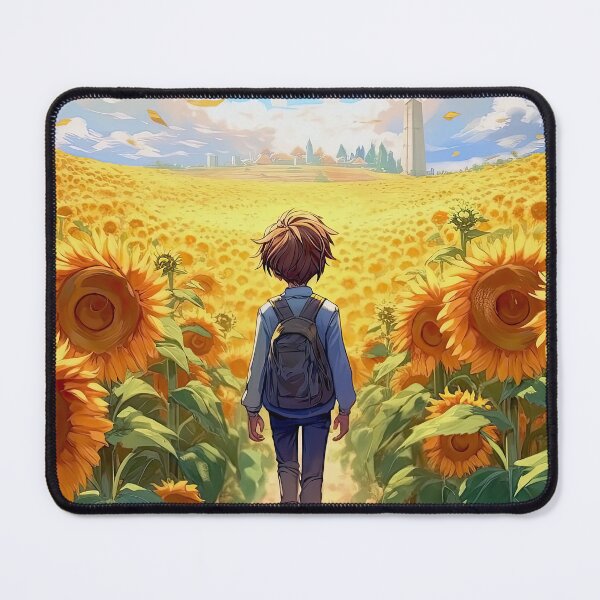 Item preview, Walking in sunflowers’field  designed and sold by iguananick.