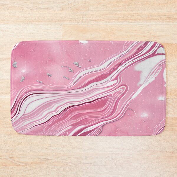 Item preview, Pink and Grey Marble Art designed and sold by BirdsnStuff.