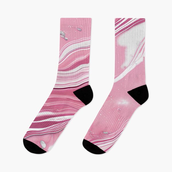 Item preview, Pink and Grey Marble Art designed and sold by BirdsnStuff.