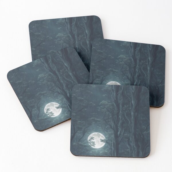 Item preview, Moonlit forest designed and sold by CoolPixels.